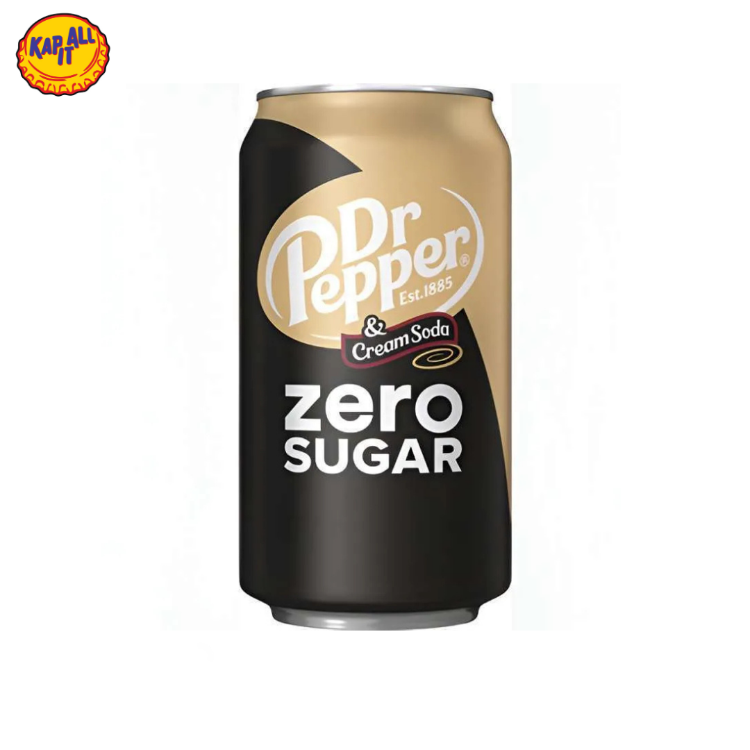 Dr Pepper Cream Soda Zero Sugar 355ml