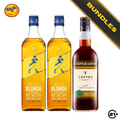 Bundles 2 Johnnie Walker Blonde 700ml + Emperador Coffee Brandy Liqueur 750ml