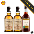 Bundles 2 The Balvenie 14 YO Caribbean Cask Whisky 700ml + Emperador Coffee Brandy Liqueur 750ml