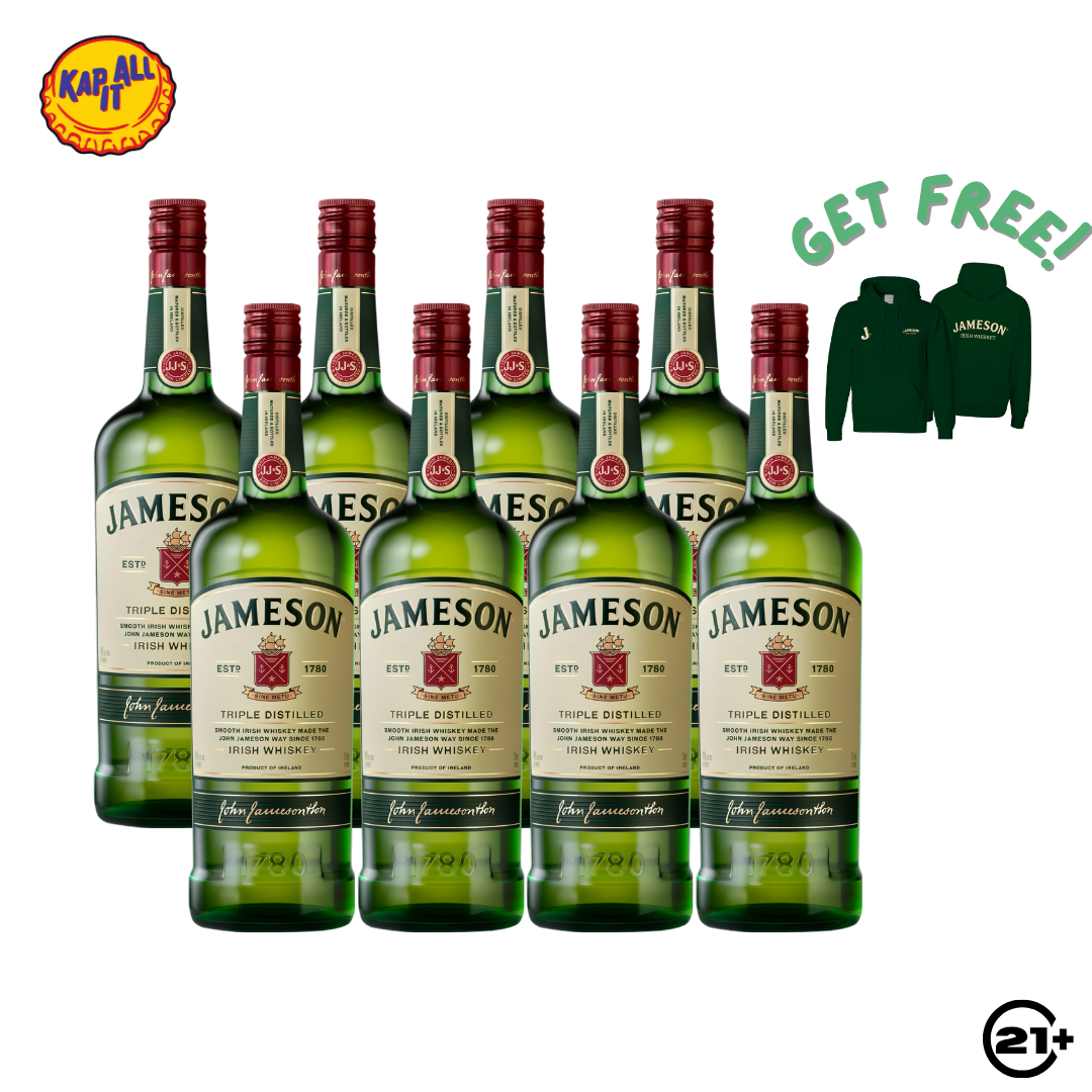 Buy 8 Jameson Irish Whiskey 700ml Free Hoodie Jameson