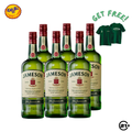 Buy 6 Jameson Irish Whiskey 700ml Free Tshirt Jameson