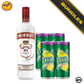 Bundles Smirnoff Original Vodka 750ml + 4 Green Sands Grape Lemon Can 250ml