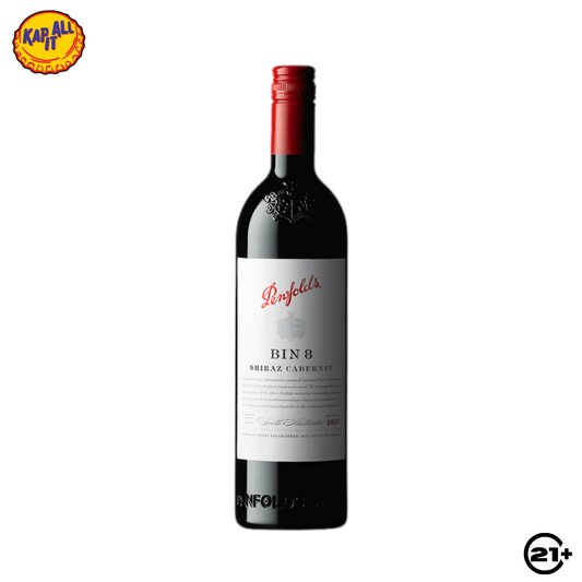 WINE PENFOLDS BIN 8 SHIRAZ CABERNET 750ml