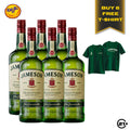 Bundles 6 Jameson Irish Whiskey 700ml Free T-Shirt Jameson