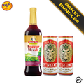 Paket Abidin Anggur Merah Orang Tua Gold 620ml & Beer Singaraja can 320ml