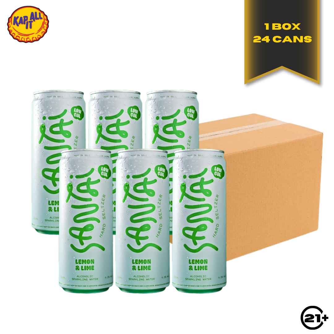 Bundles Santai Lemon & Lime Can 330ml - 24 Cans
