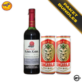 Paket Abidin Anggur Merah Kawa Kawa 600ml & Beer Singaraja can 320ml