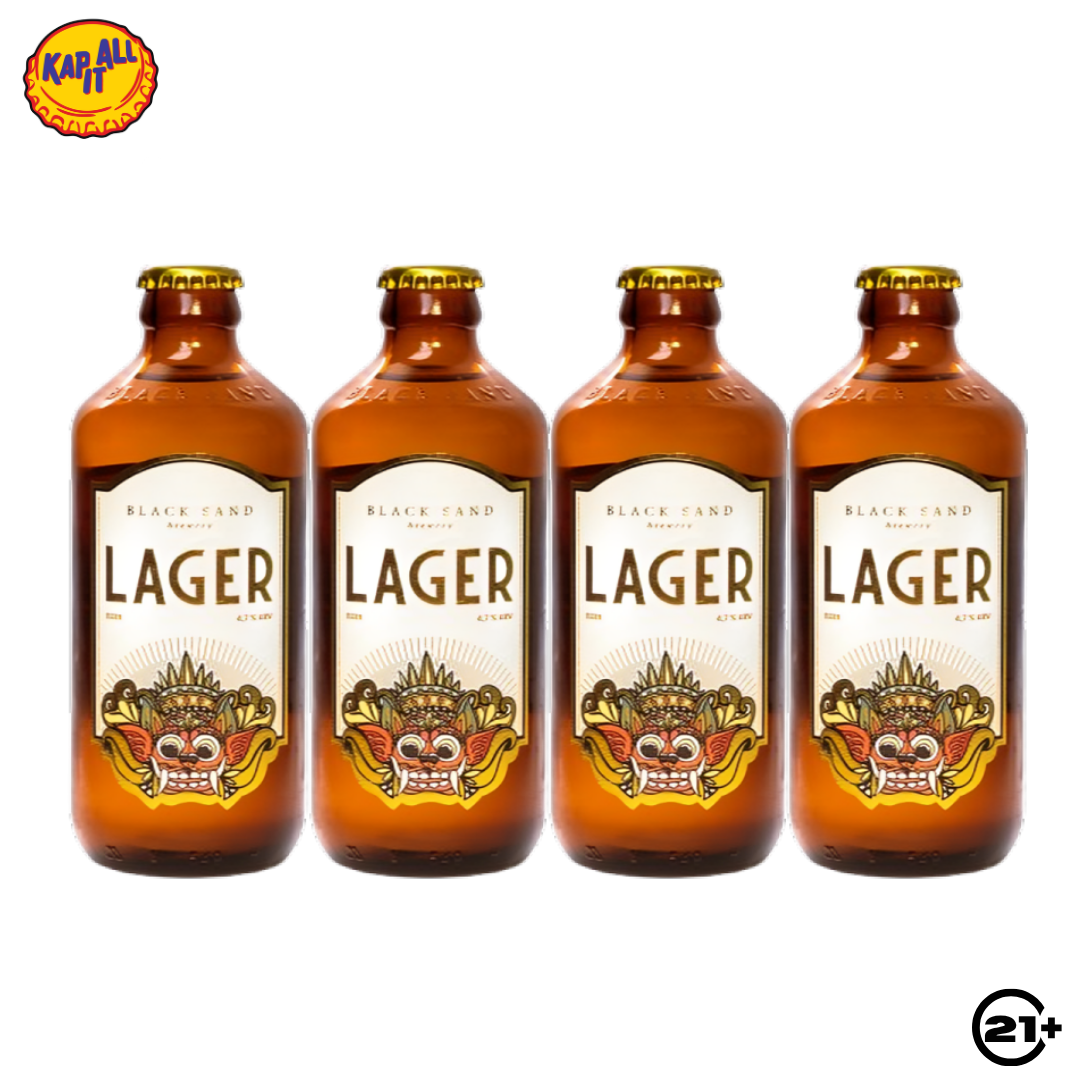 Bundles Black Sand Brewery Lager Beer 330ml - 4 Bottles