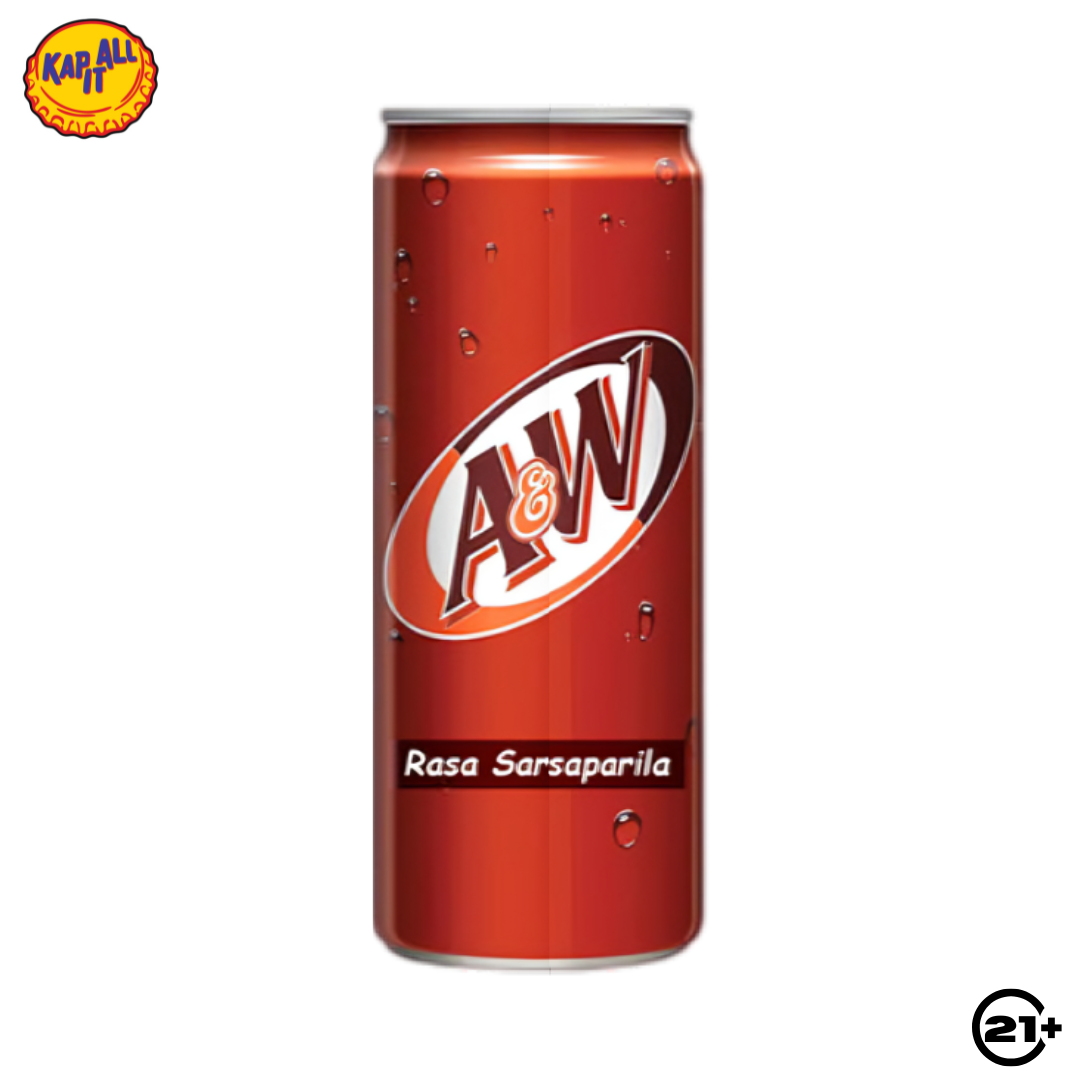 A&W Sarsaparilla Can 250ml
