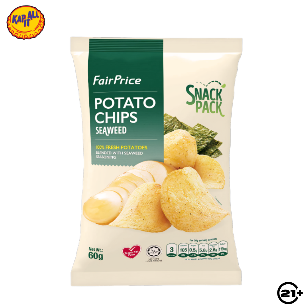 FairPrice Potato Chips Seaweed 60g