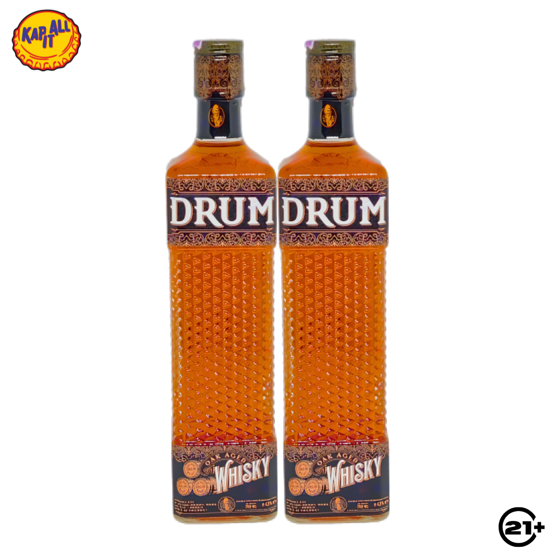 Twin Drum Whisky 700ml - 2 Bottles