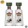 Twin 1800 Coconut Tequila 750ml - 2 Bottles