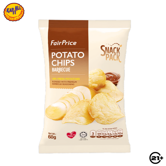 FAIRPRICE POTATO CHIPS BARBECUE SNACK PACK 60gr