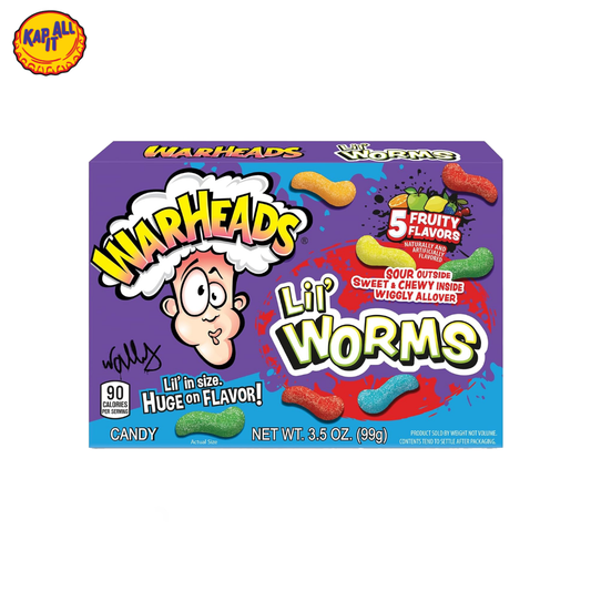 WARHEADS LIL WORMS 99g