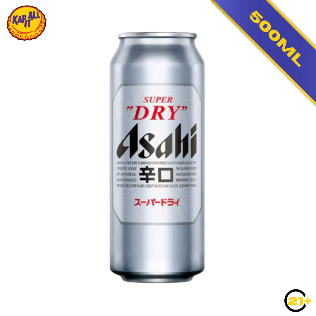 BEER ASAHI SUPER DRY CAN 500ml