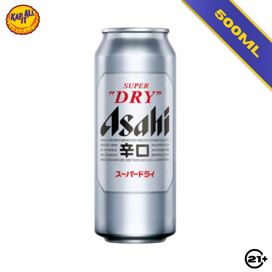 BEER ASAHI SUPER DRY CAN 500ml