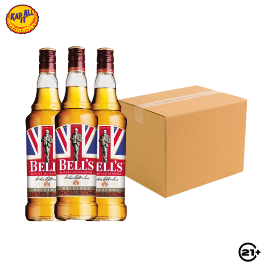 PAKET BELL BLENDED SCOTCH WHISKY - 12 BOTTLES