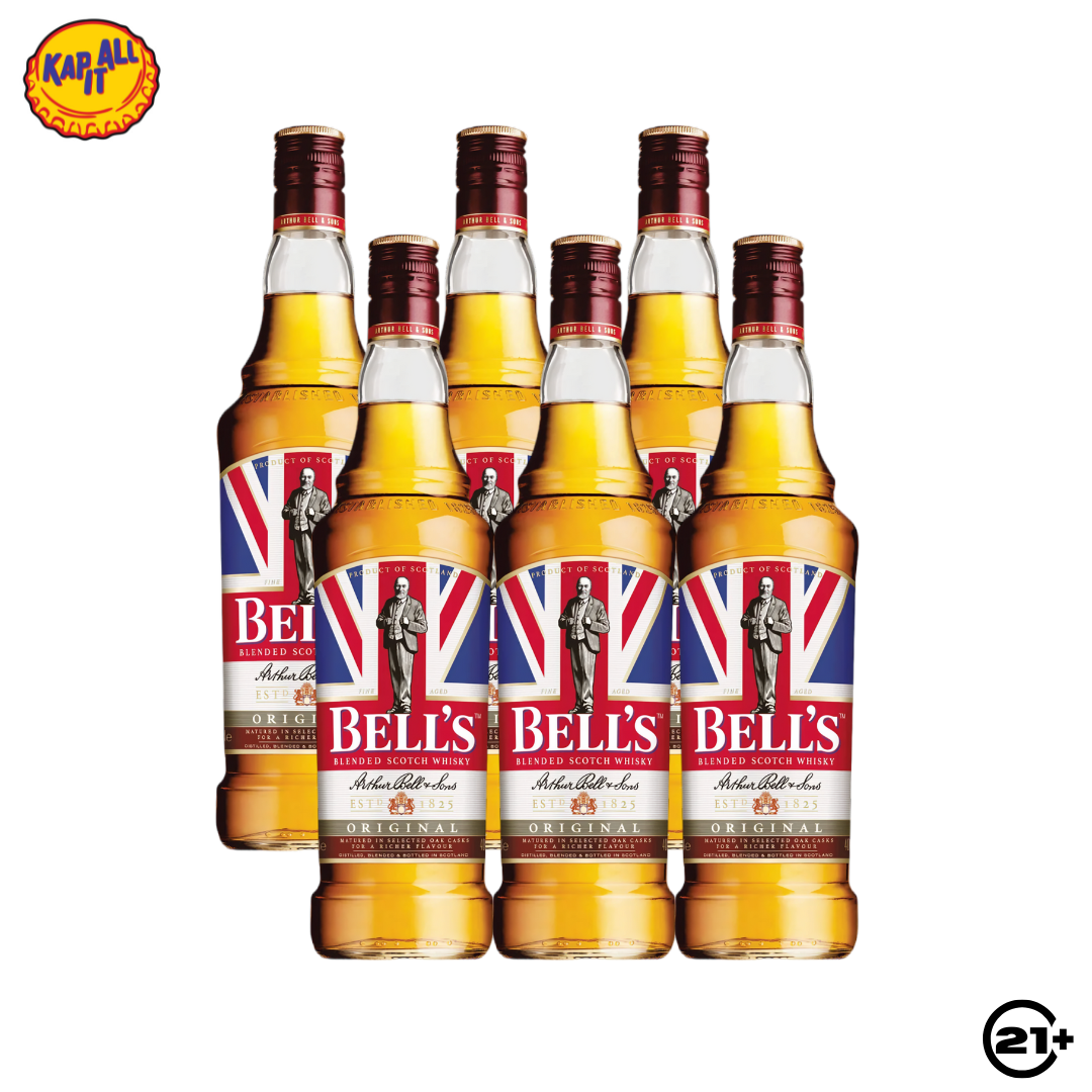 PAKET BELLS BELL BLENDED SCOTCH WHISKY - 6 BOTTLES
