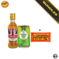 Bundles Bell's Blended Scotch Whisky 200ml + Pokka Green Tea Jasmine Can 300ml + Reese's Pieces Peanut Butter Candy 43g