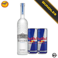Bundles Belvedere Vodka Original 700ml + Red Bull Energy Drink Can 250ml