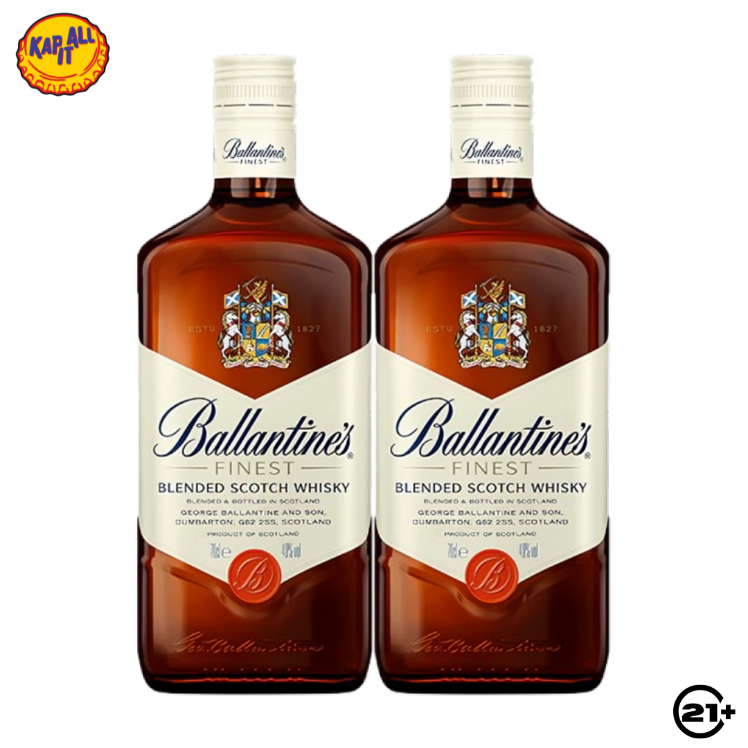 Twin Ballantine's Finest Scotch Whisky 700ml - 2 Bottles
