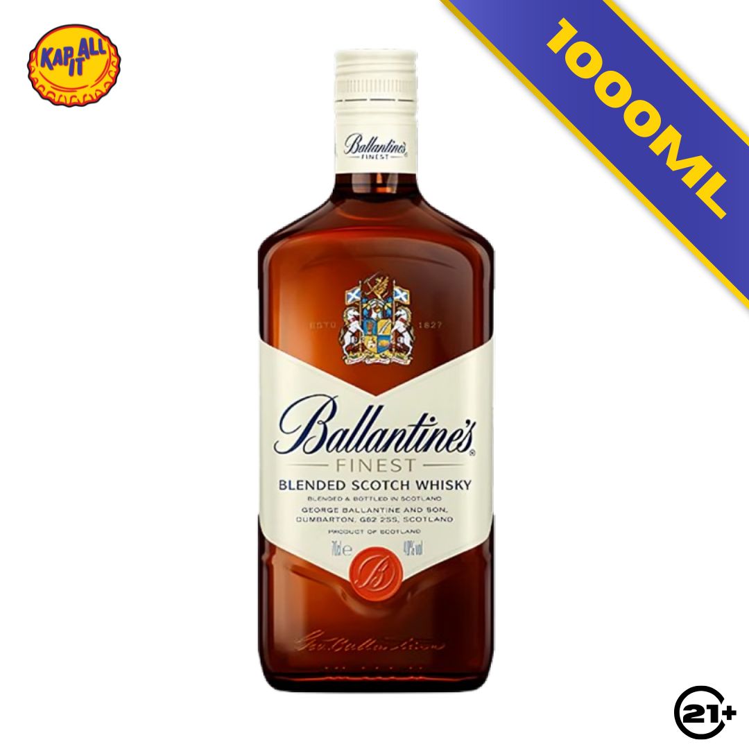 BALLANTINES FINEST BLENDED SCOTCH WHISKY 1000ml