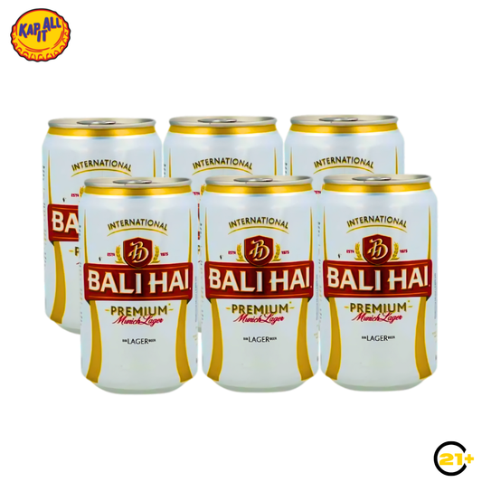 PAKET BEER BALI HAI BALIHAI PREMIUM CAN 320ml - 6 CAN
