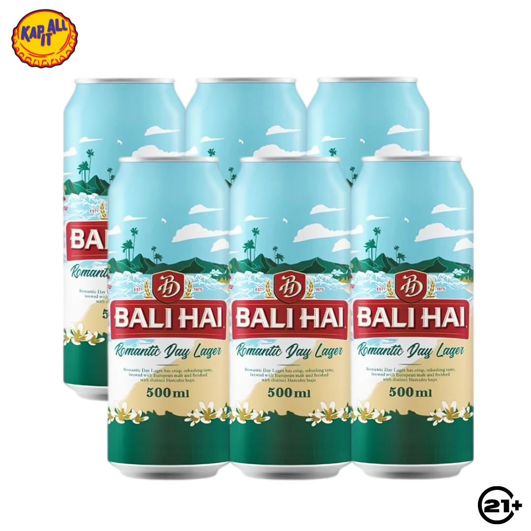 Paket Bali Hai Romantic Day Lager Beer Can 500ml - 6 Can