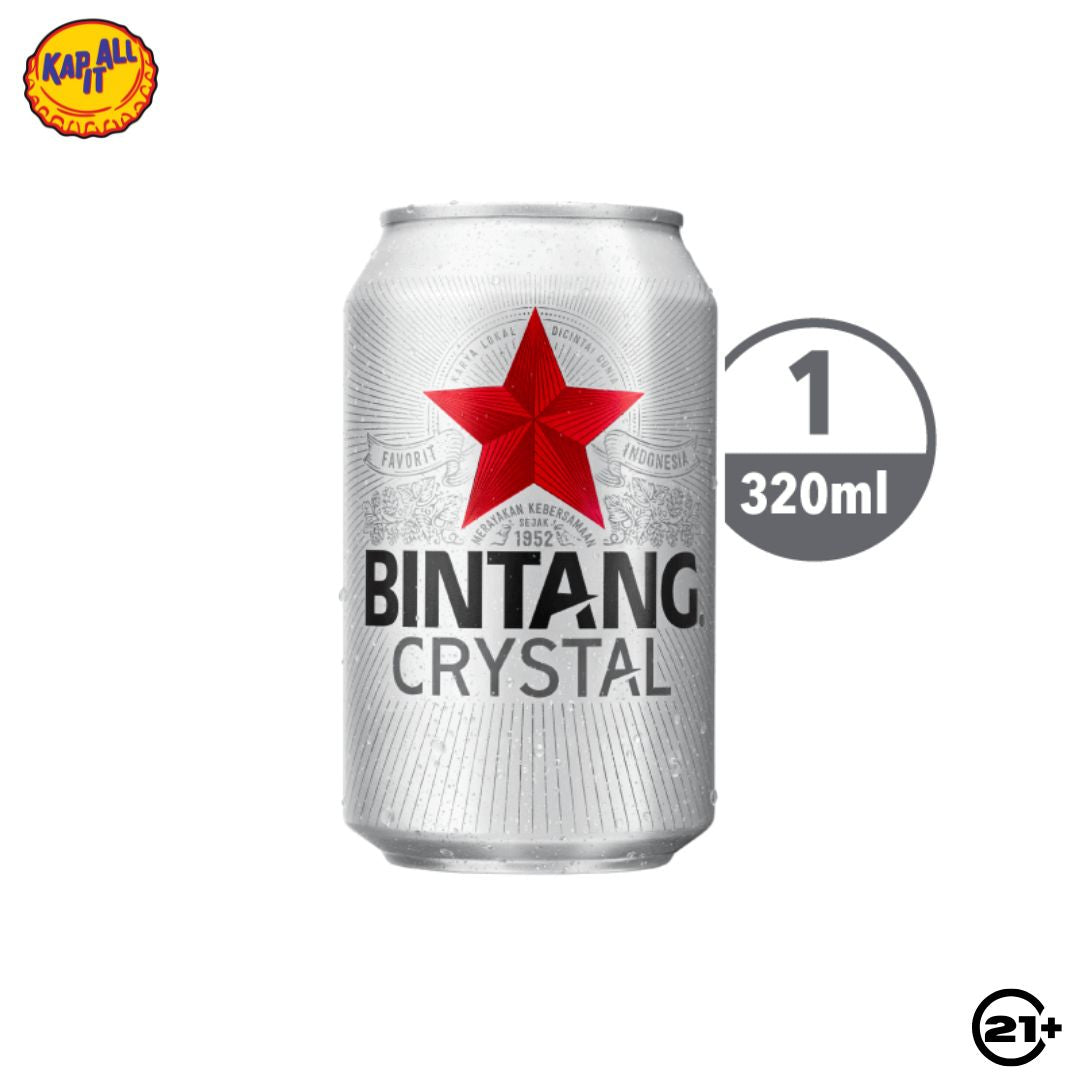 Bintang Crystal Beer Can 320ml