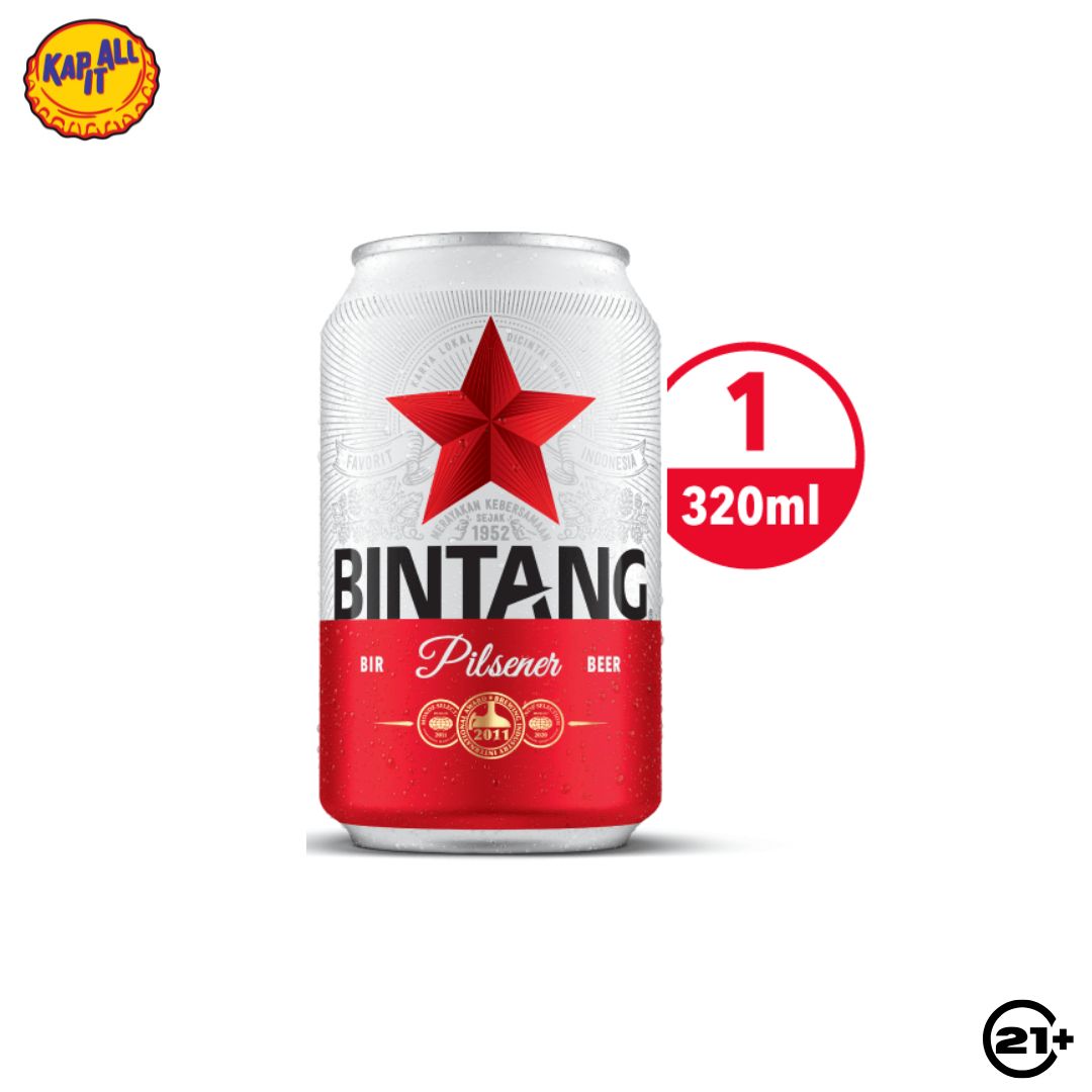 Bintang Pilsener Beer Can 320ml