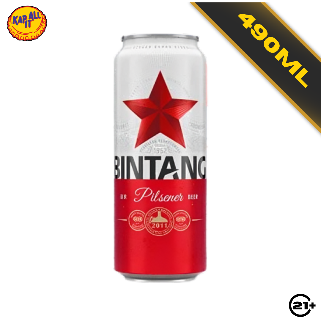 Bintang Pilsener Beer Can 490ml