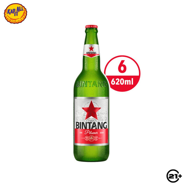 Bundles Bintang Pilsener Beer Bremer 620ml - 6 Bottles