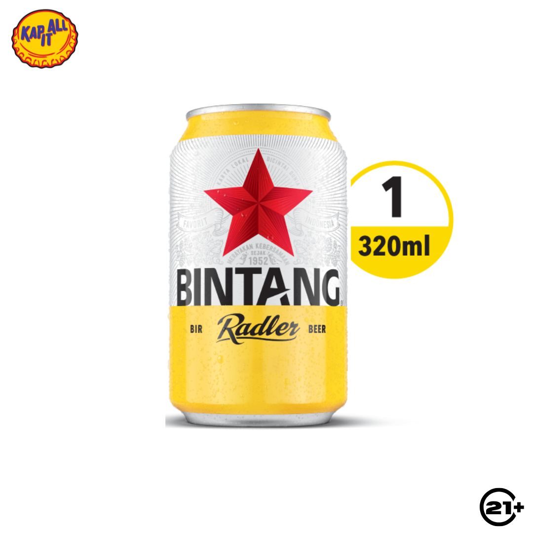 Bintang Radler Lemon Beer Can 320ml