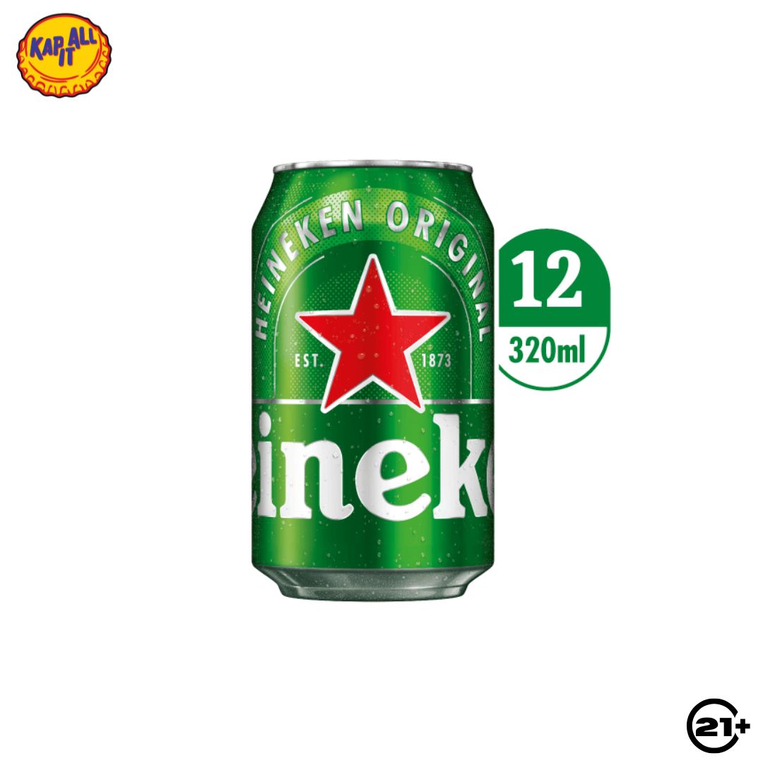 Bundles Heineken Original Beer Can 320ml - 12 Cans
