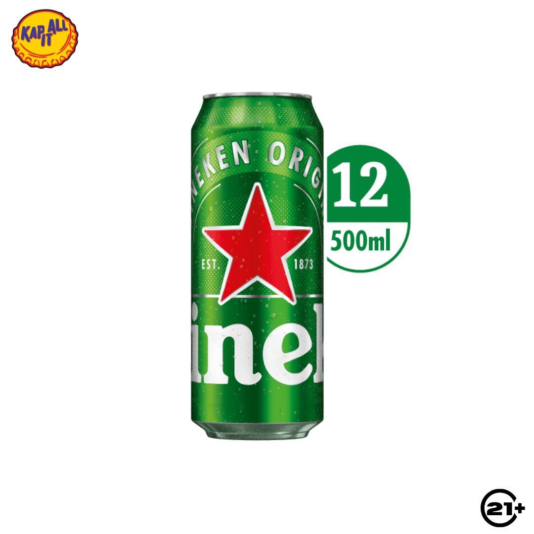 Bundles Heineken Original Beer Can 500ml - 12 Cans
