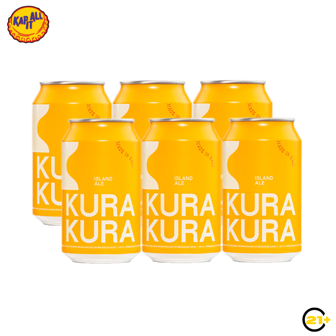 PAKET BEER KURA KURA ISLAND ALE CAN 330ml - 6 CAN