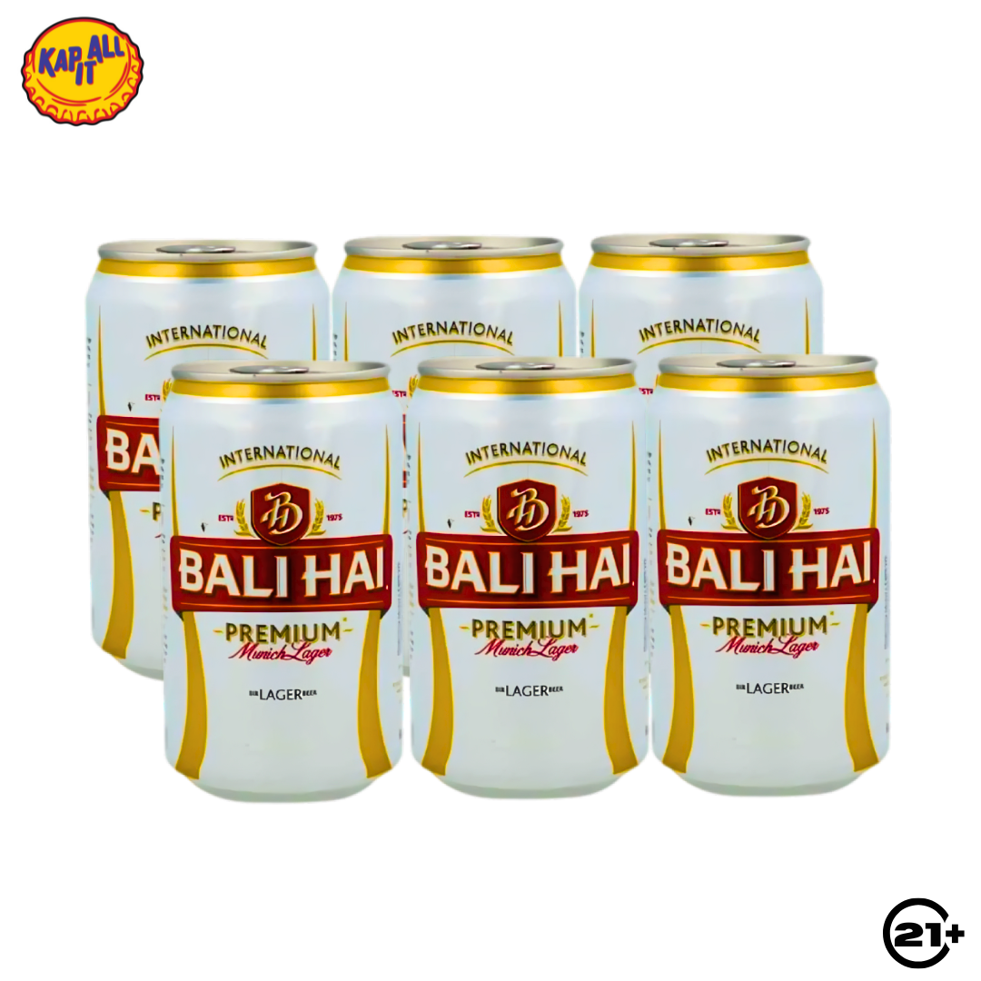Bundles Bali Hai Premium Beer Can 320ml - 6 Cans