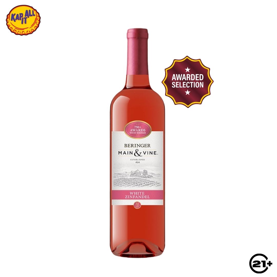 WINE BERINGER MAIN & VINE WHITE ZINFANDEL 750ml