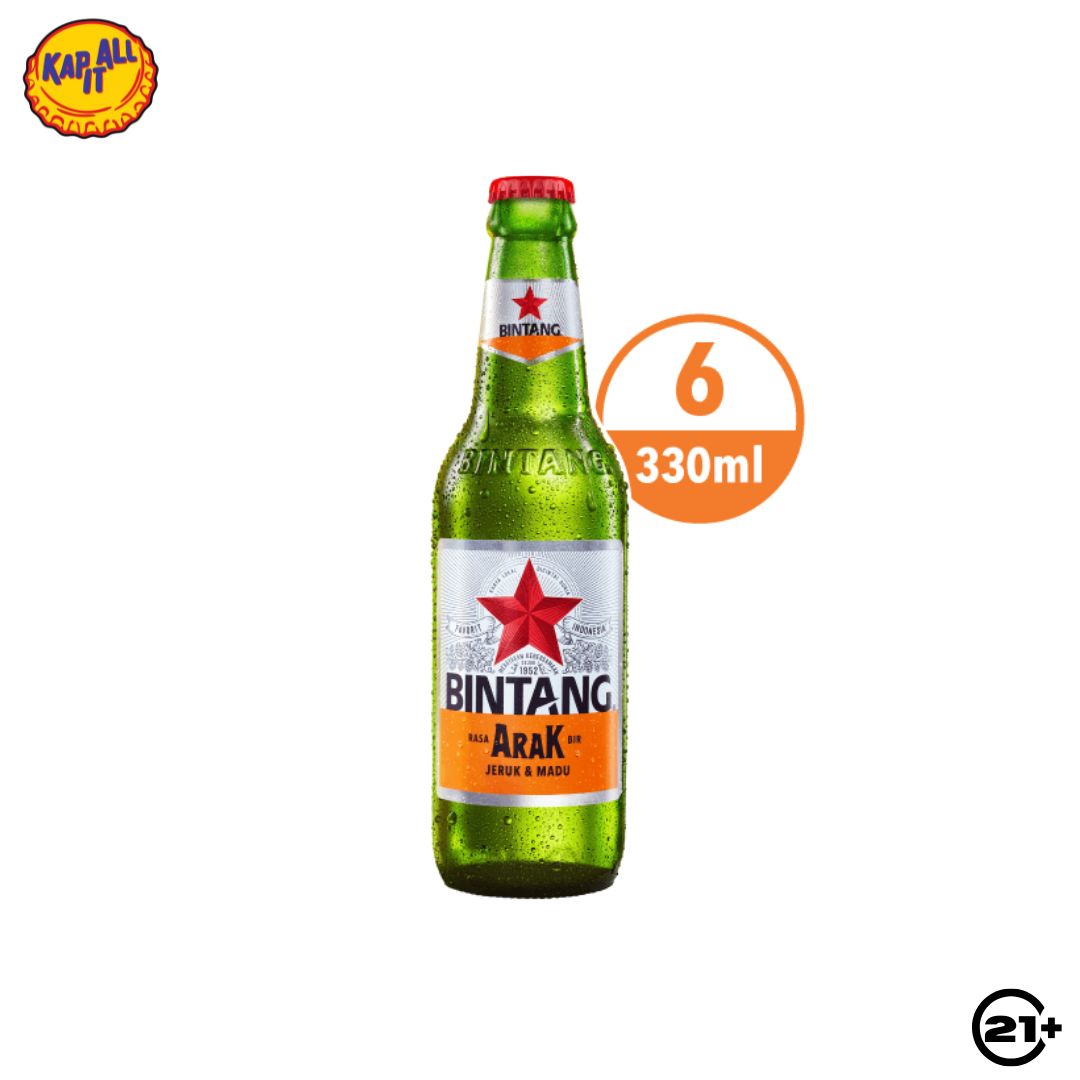 Bundles Bintang Arak Jeruk & Madu 330ml - 6 Bottles