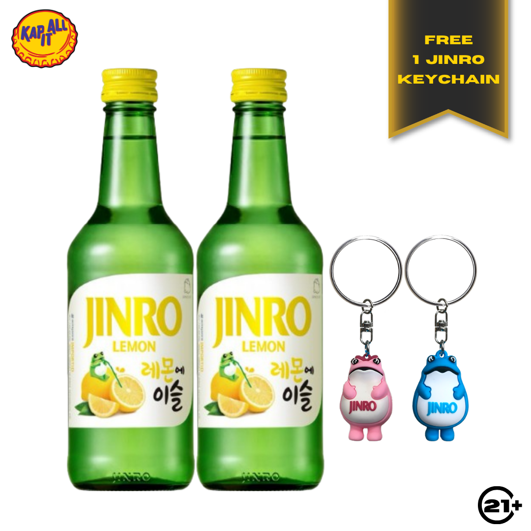 Twin Jinro Soju Lemon 360ml - 2 Bottles