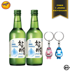 Twin Jinro Soju Chamisul Fresh Original 360ml - 2 Bottles