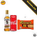 Bundles Captain Morgan Original Spiced Gold Rum 200ml + Coca Cola Original Taste Can 250ml + Reese's Big Cup Peanut Butter Chocolate 39g