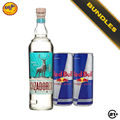 Bundles Cazadores Tequila Blanco 750ml + Red Bull Energy Drink 250ml