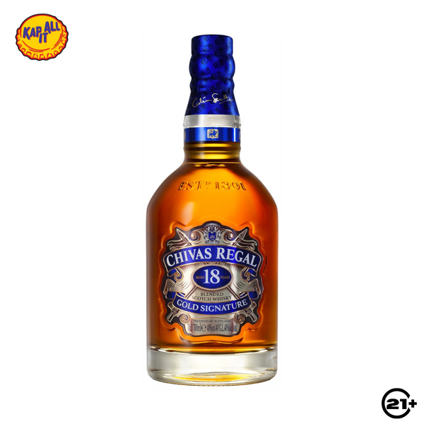 Chivas Regal 18 YO Blended Scotch Whisky 700ml – KAPITALL | Bottle