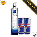Bundles Ciroc Vodka Original 750ml + Red Bull Energy Drink 250ml