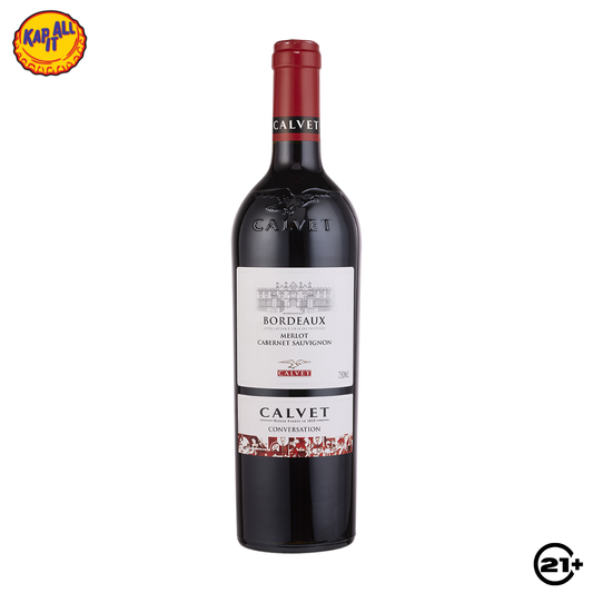WINE CALVET CONVERSATION MERLOT CABERNET RED 750ml