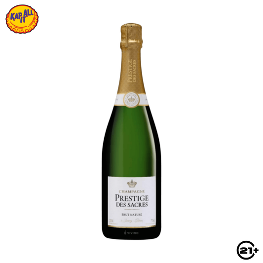 CHAMPAGNE PRESTIGE DES SACRES BRUT NATURE 750ml