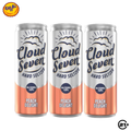 Triple Cloud Seven Peach Delight Can 350ml - 3 Cans