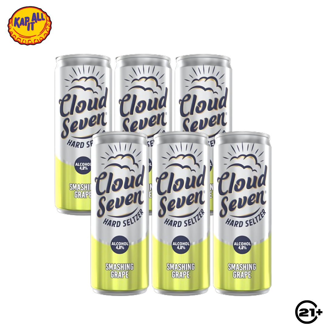 Bundles Cloud Seven Smashing Grape Can 350ml - 6 Cans
