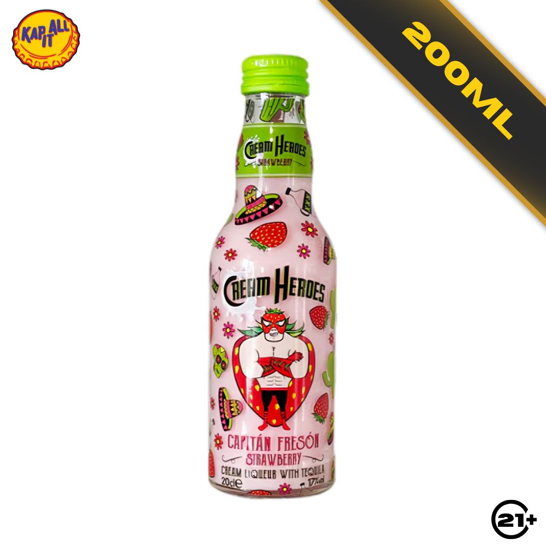 Cream Heroes Capitan Freson Strawberry Flavor Tequila 200ml